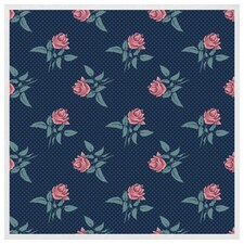 Roses & spots print (Picture Frame) White | XS