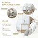 image 7 of COSTWAY 2-Tier Square Side Table Sofa End Snack Table Gold