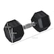image 7 of HOMCOM 15KG Single Rubber Hex Dumbbell Portable Hand Weights for Home Gym
