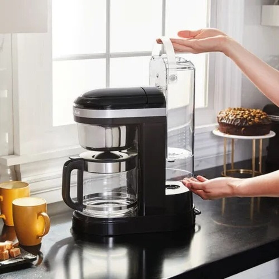 image 1 of KitchenAid 12 Cup Drip Coffee Maker Onyx Black
