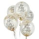 image 2 of Pop Fizz Clink Confetti 12" Latex Balloons - Pack of 5