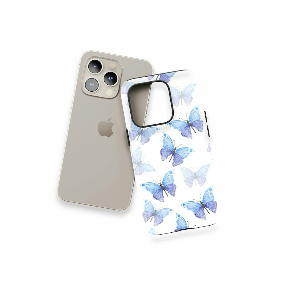 image 1 of Watercolour Butterfly Phone Case | Blue | iPhone 11 Pro Max
Slim | iPhone 11 Pro Max
Slim