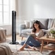 image 2 of HOMCOM Tower Fan WiFi App Control 101.8 cm | Black | Black | 31.5 x 31.5 x 101.8 cm