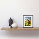 image 2 of Buttercups and Cow Meadow Flowers Countryside 9x7" Black Framed Wall Art Print