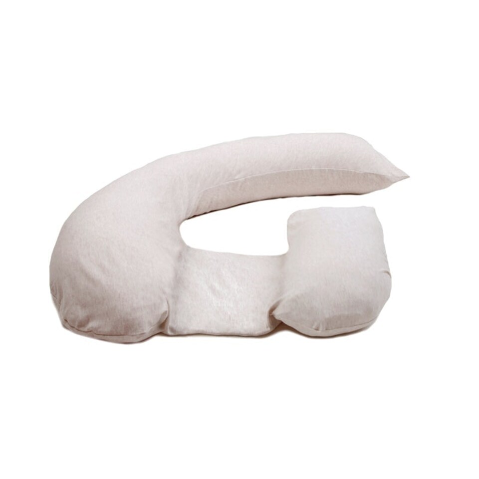 image 1 of Dreamgenii Pregnancy Pillow Beige Marl