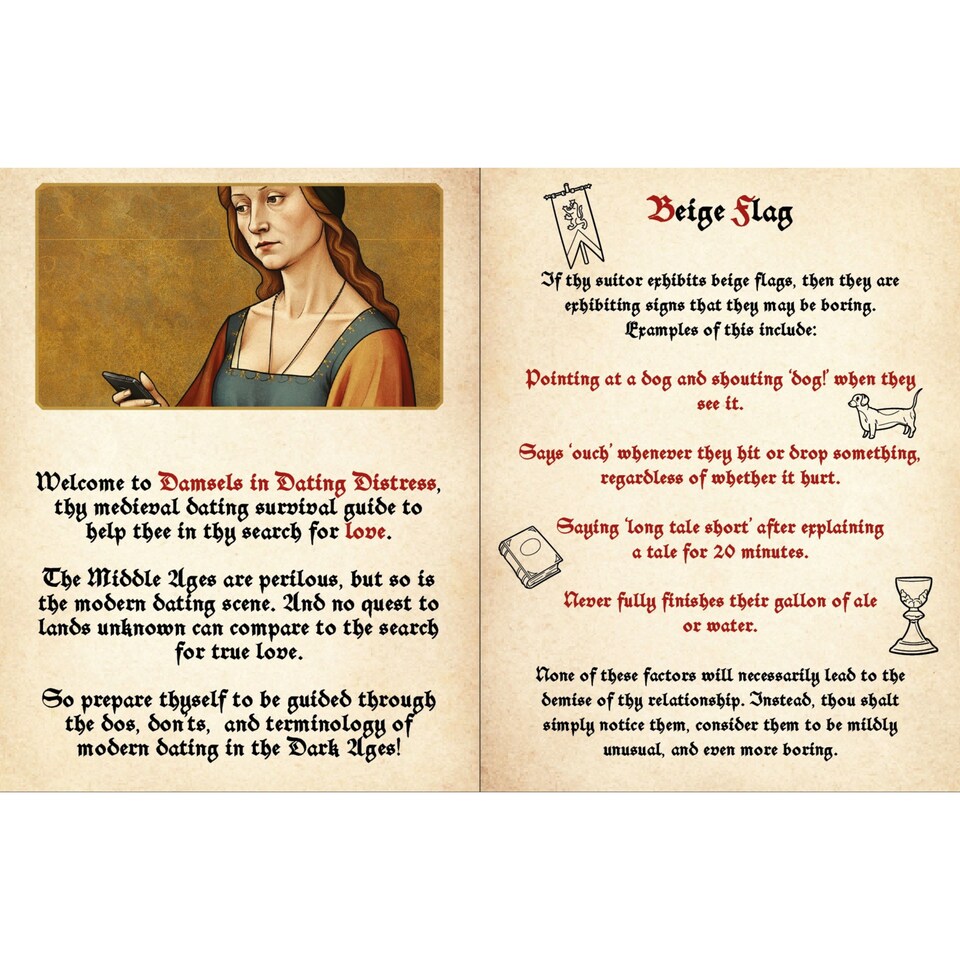 image 1 of Damsels in Dating Distress Gift Book