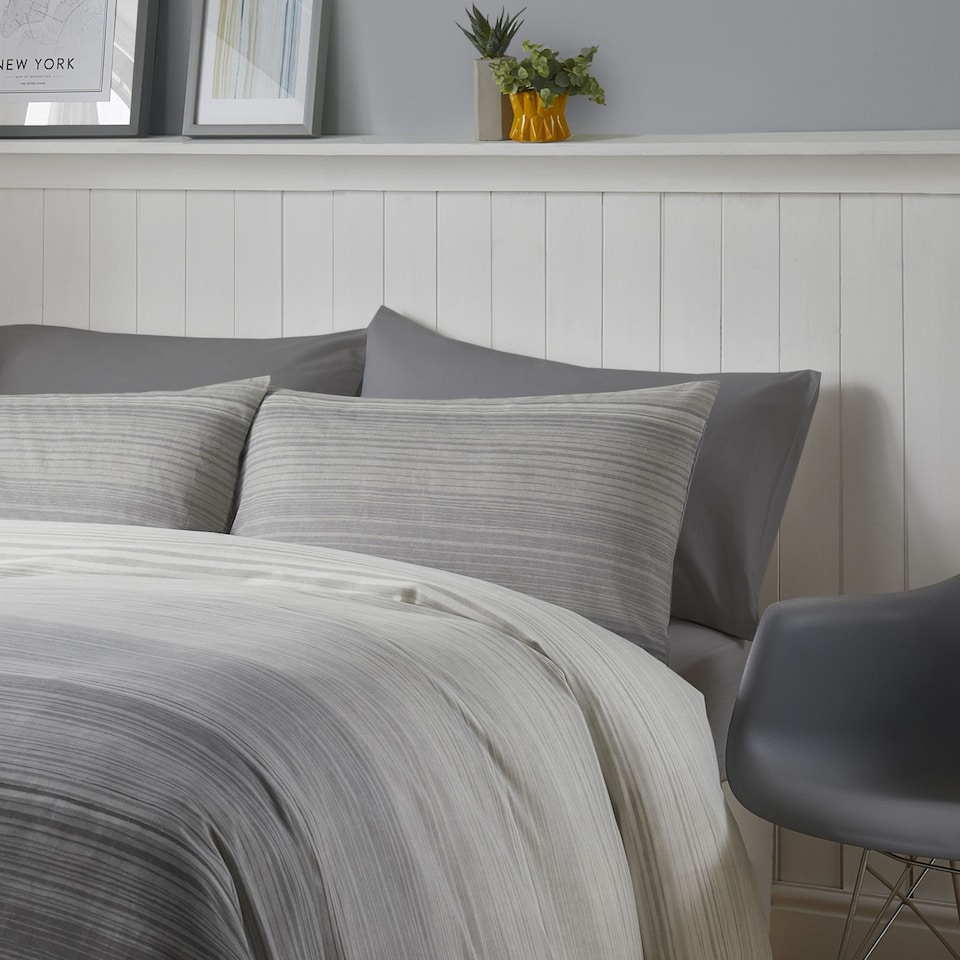 image 1 of Fusion Fairhaven Duvet Cover Set Charcoal