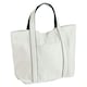 image 1 of Westford Mill Courtside Tote Bag - Soft White/Bottle Green - One Size