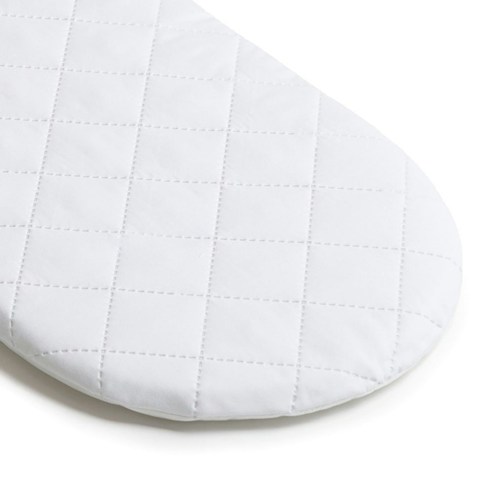 image 1 of Clair de Lune Quilted Wicker Moses basket Mattress