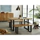 image 2 of Knott Live Edge Large Dining Table Brown