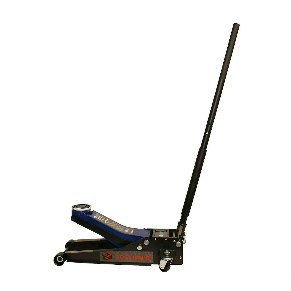 image 1 of 3 Ton Low Profile Trolley Jack Hydraulic Lifting Twin Piston 75mm - 500mm Range