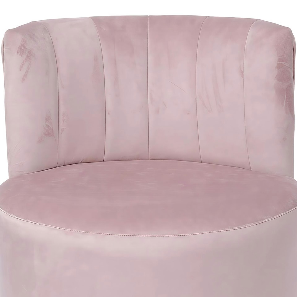 image 1 of Loretta Barrel Chair Dusty Pink Accent Chair Pink