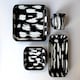 image 8 of Stripe Collection Enamel Rectangular Serving And Roasting Dish - 21 cm (W) x 14 cm (D) x 4 cm (H)