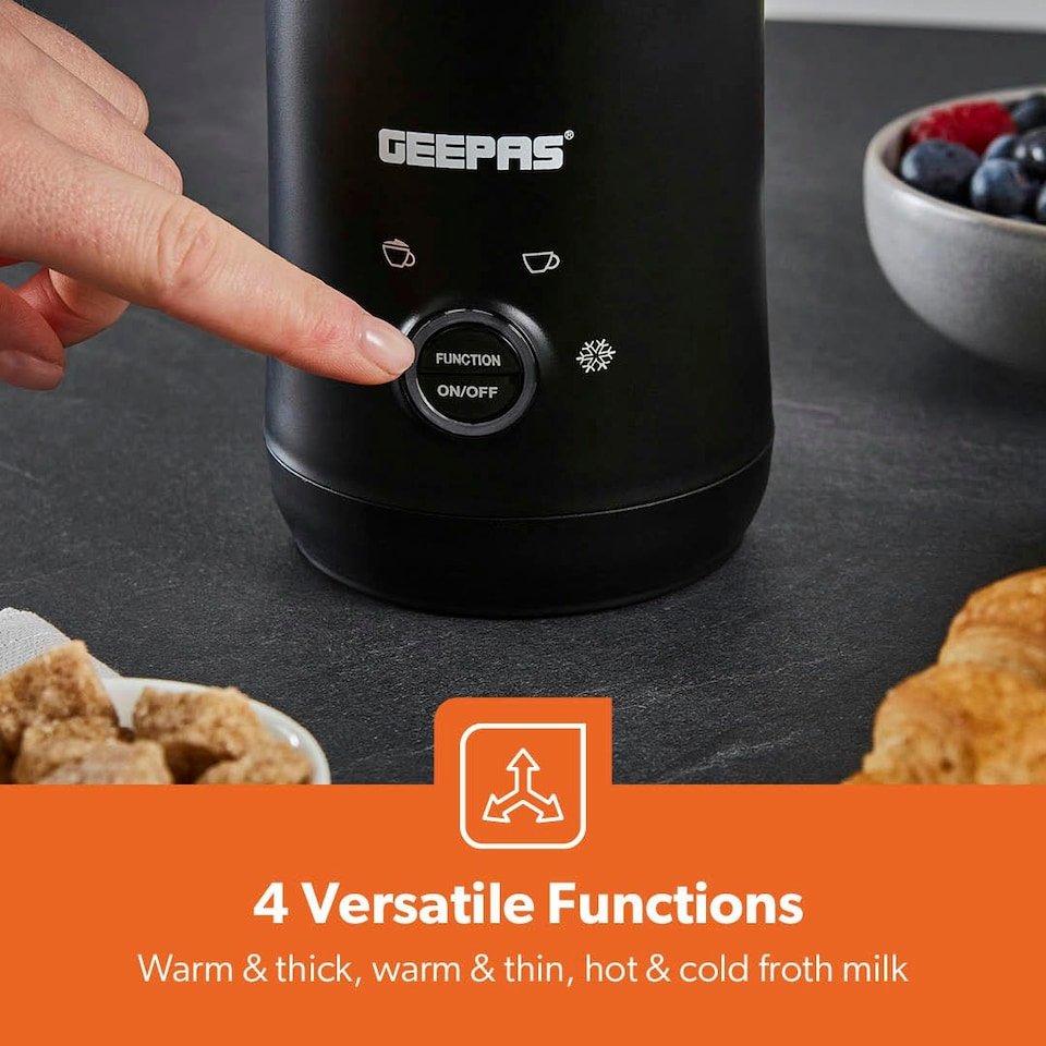 image 1 of GEEPAS 4-Setting Electric Milk Frother