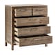 image 2 of Premium Legacy 3 + 2 Drawer Chest - Cashew