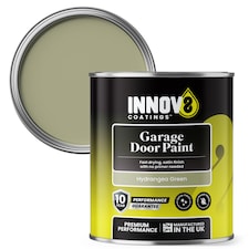 Innov8 Coatings Garage Door Paint - 750 ml - Hydrangea Green - Satin Finish - 10 Year Guarantee | Green | Hydrangea Green | 750ml | 1