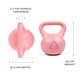image 4 of Phoenix Fitness Pink Kettlebell 12KG