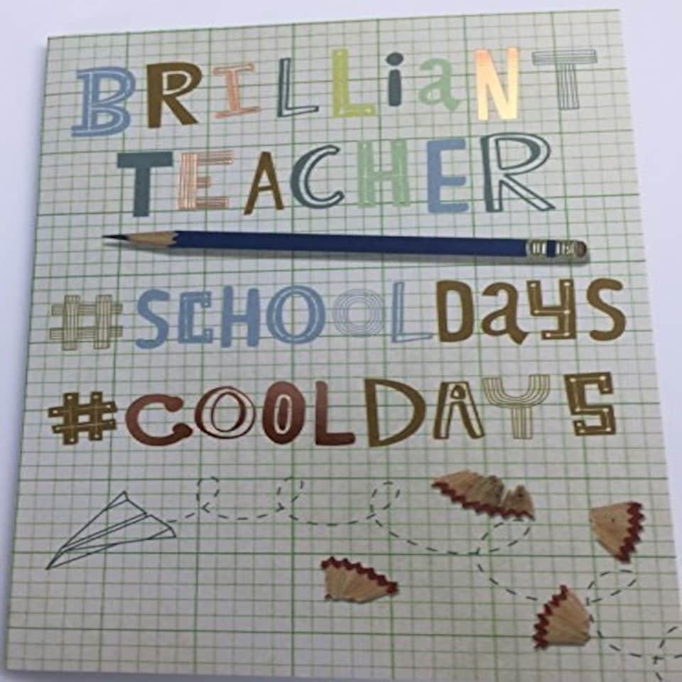 image 1 of Brilliant Teacher School Days Thank You Teacher Card