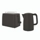 image 1 of Hamilton Beach Kettle & Toaster Set, Stealth, 1.7L Kettle & 2 Slot Toaster - Black