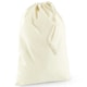 image 1 of Westford Mill Recycled Cotton Stuff Bag - Natural - 15cm x 10cm