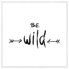Be wild. inspirational quote (Picture Frame) White | L