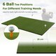 image 10 of COSTWAY Golf Hitting Mat Standard Real Feel Golf Practice Mat