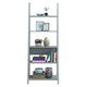 image 1 of Riva Ladder Bookcase  5 Tier Light Grey
