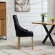 image 5 of Ravenna Velvet Dining Chairs - Set of 2 - Black