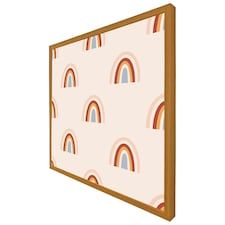 Bohemianl ethnic pattern (Picture Frame) Brown | Oak | L