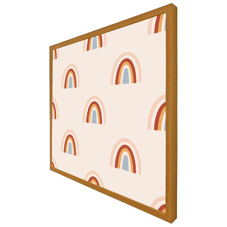 image 1 of Bohemianl ethnic pattern (Picture Frame) Brown | Oak | L