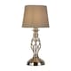 image 1 of Manor Chrome Table Lamp With Grey Shade