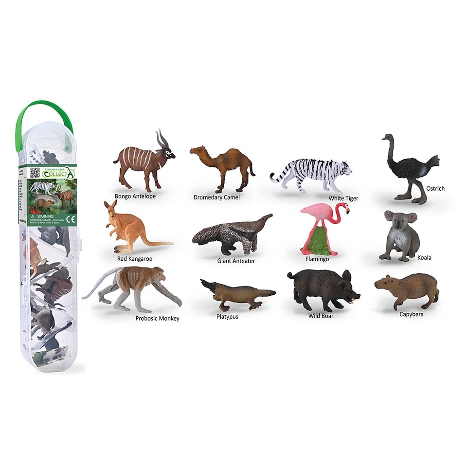 image 1 of Collecta box of Mini Wild Animal 3