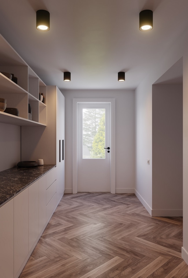 image 1 of Nordlux Landon Smart Indoor Ceiling Light Black Metal Intergrated LED Smart - Mains Powered, IP44