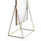 image 7 of Harbour Housewares 2pc Dressing Table Mirror Set - 2 Sizes - Gold - Makeup Mirror Bathroom Mirror Vanity Mirror Tabletop Mirror | Gold | Gold | L - 50 x 32 x 16.5 CM | S - 39 x 22 x 15 CM | 2