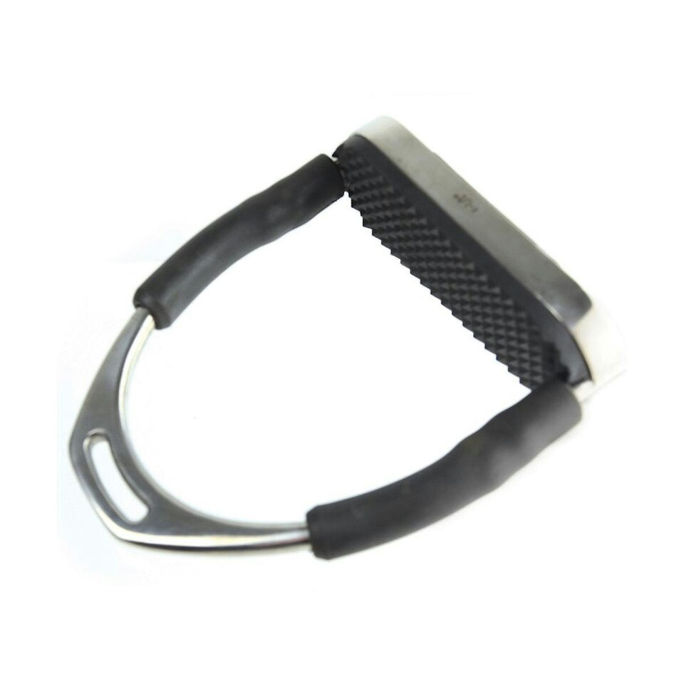 image 1 of Lorina Flexi Stirrup Irons (Pair) - Grey - 4.75in