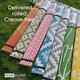 image 6 of Homescapes Outdoor Rug Luxury Waterproof Reversible Recycled, For Garden, Zena Tropical | Green | Green and White
