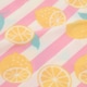 image 4 of OHS Lemon Stripes Polar Fleece Throw Blanket Lightweight Bedspread | Multi | Lemon