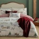 image 3 of furn. Cotswolds Christmas Printed Reversible Double Duvet Set Cream | Double