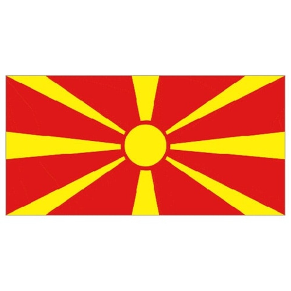 North Macedonia Flag - 5 x 3 Ft