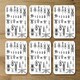 image 2 of big set of insects bugs beetles and bees, fleas many species in vintage old hand drawn style (Coaster)