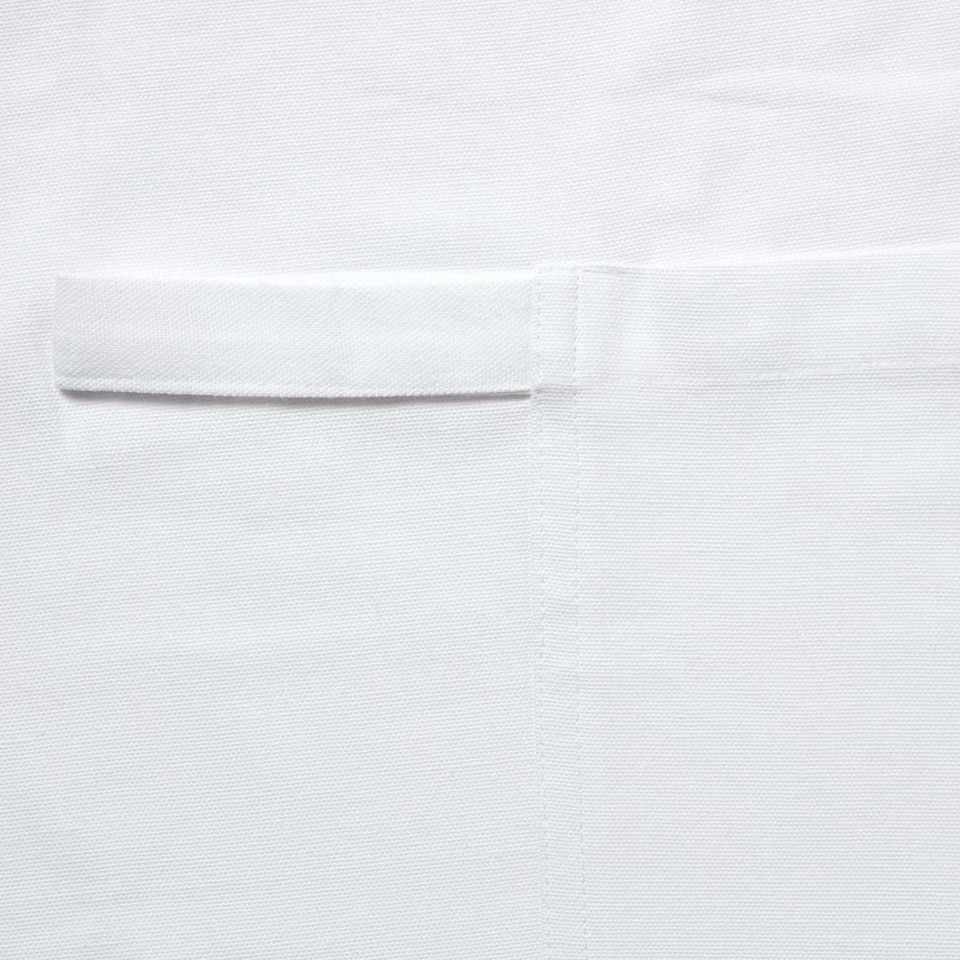 image 1 of Homescapes Plain White Cotton Apron
