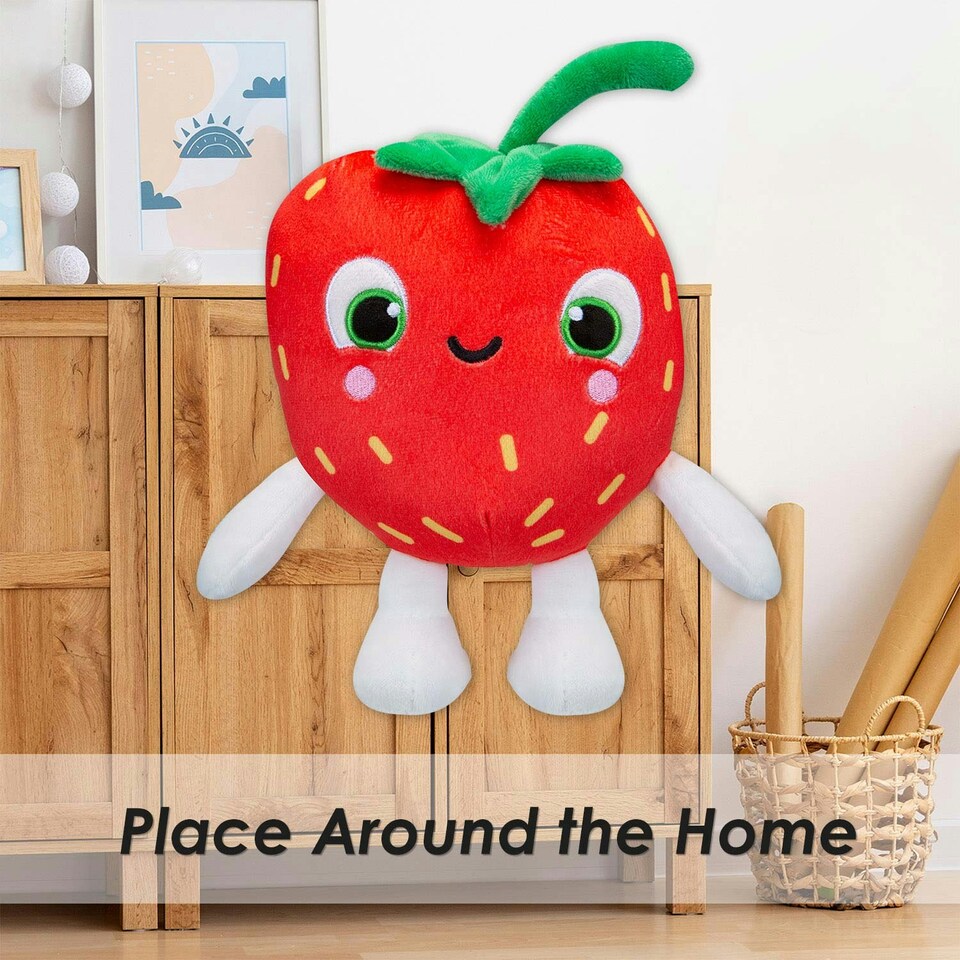 image 1 of Berry Boo Pinata Smashlings Soft Toy Cute Plushie Huggable Cuddly 20cm Red