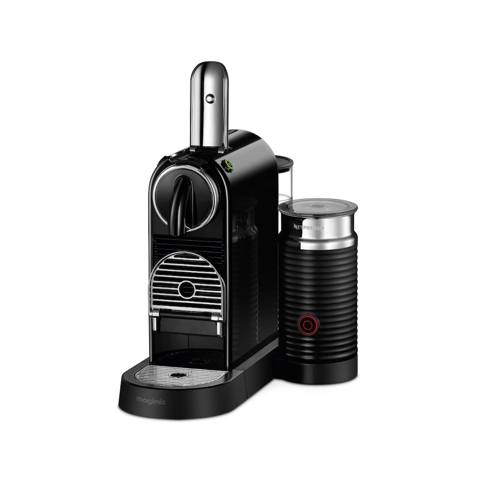 image 1 of De'Longhi Nespresso CitiZ Coffee Machine with Milk Frother, Black