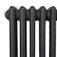 image 3 of Traditional 3 Column Radiator 600 x 1012mm Anthracite Grey