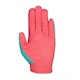image 2 of Hy Childrens/Kids Thelwell Collection All Rounder Riding Gloves - Pink/Teal/Aquarius - XL Pink | XL