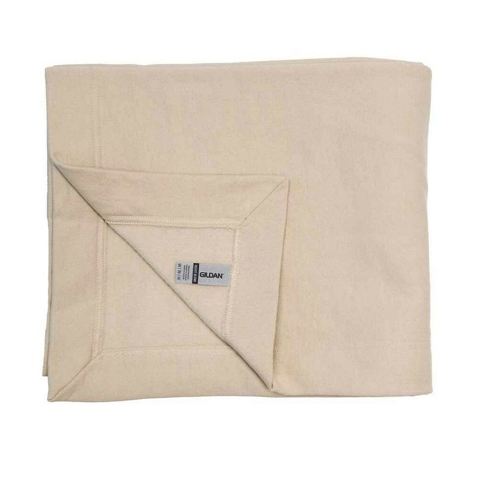 Gildan Fleece Stadium Blanket - Sand - One Size