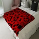 image 4 of Red Leopard Print (Blanket)