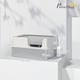 image 7 of PawHut Stainless Steel Litter Box, High Sided Metal Cat Litter Tray w/ Scoop Grey