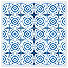 Blue powerful (Picture Frame) White | M