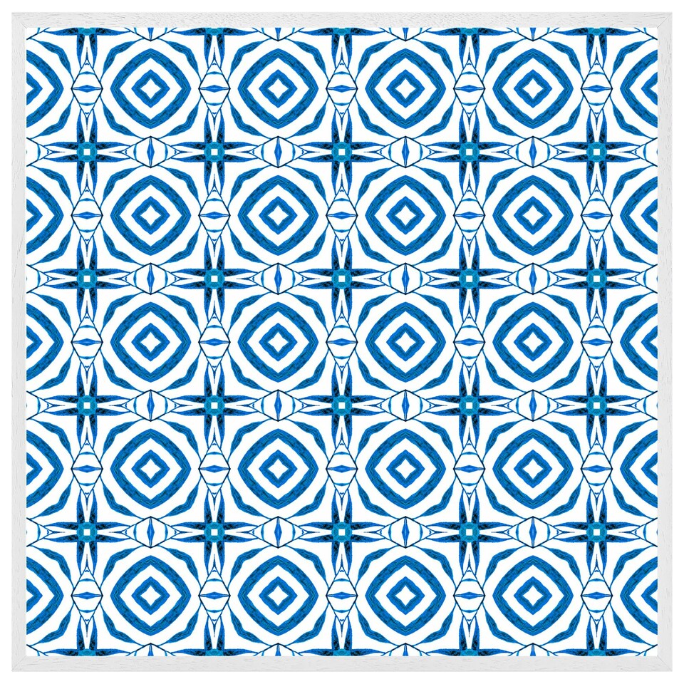 image 1 of Blue powerful (Picture Frame) White | M